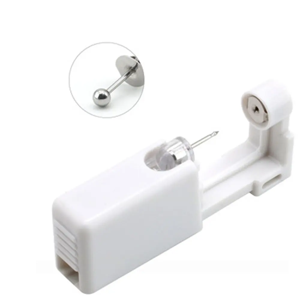 

Устройство для одноразового Пирсинга Ушей, Инструмент Для Пирсинга Ушей с гвоздиком из нержавеющей стали, устройство Для Пирсинга Ушей