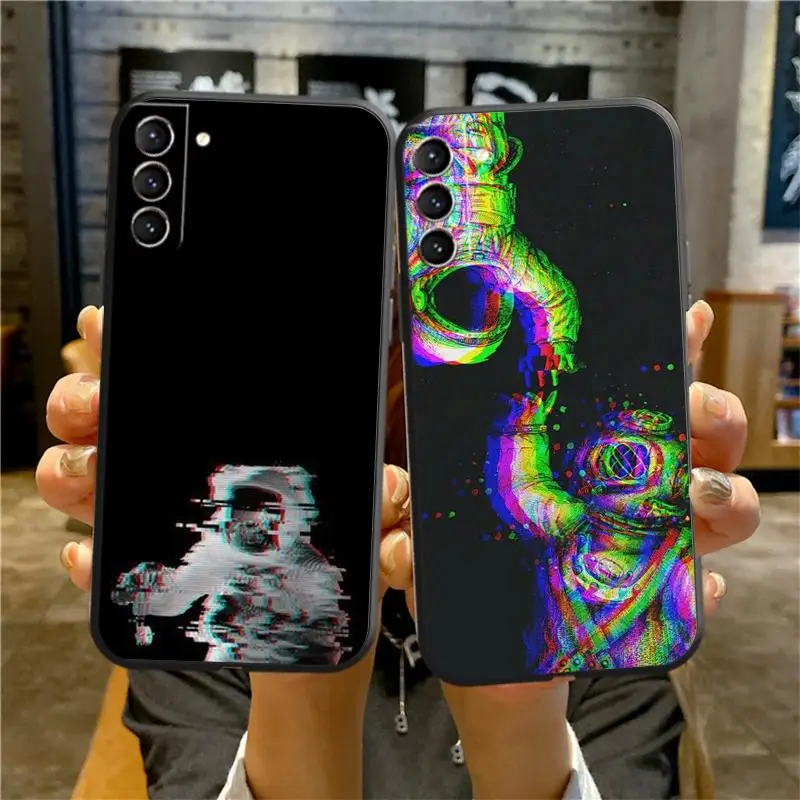 

Blurry Astronaut Phone Case For Honor 50 Lite 10i 20 Lite 50 V20 30 Pro 10 20i 30S 10X V10 B70x Cool Elecom Stand Vintage