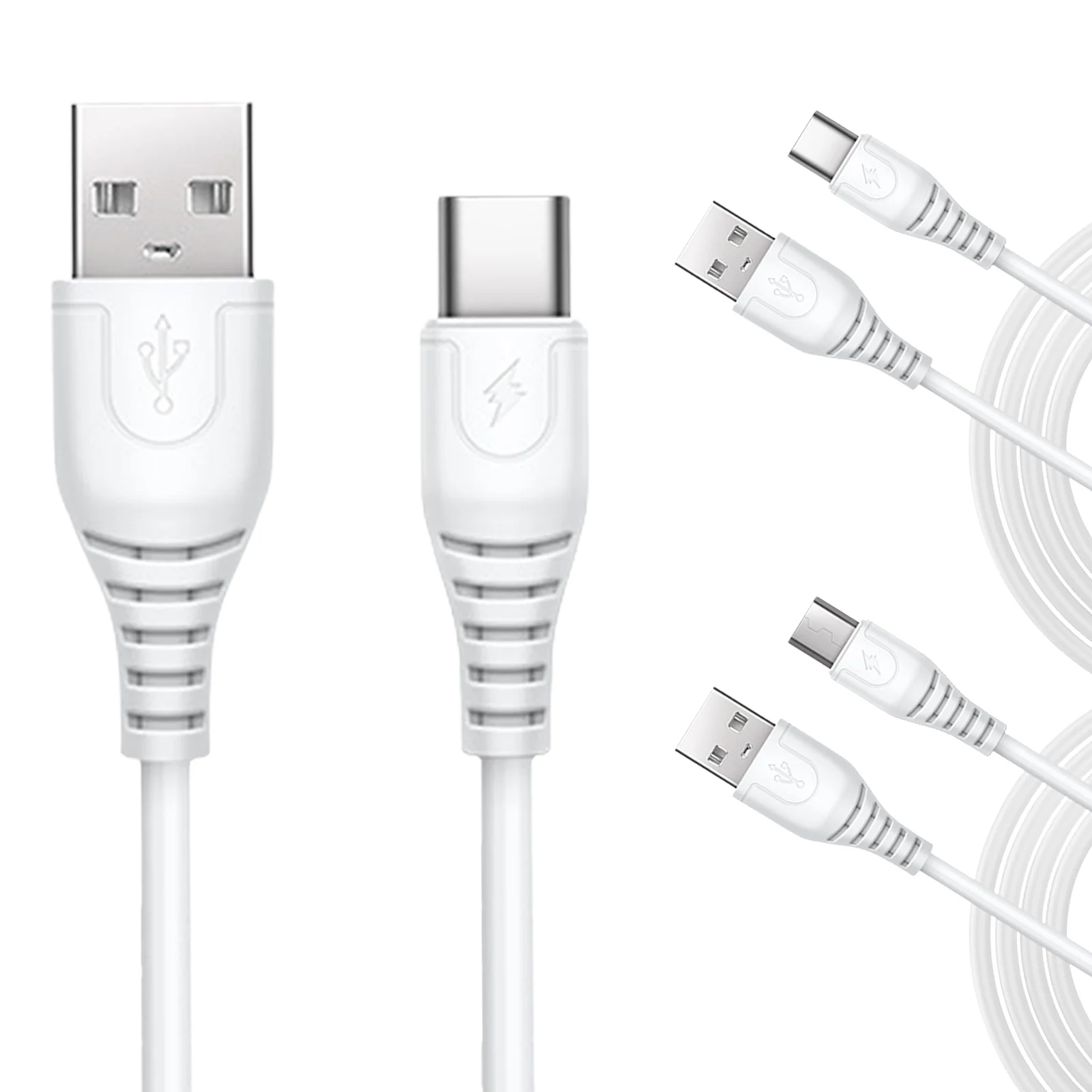 

USB Fast Charging Data Cable - 3A Rounded Strong Cable Wire - USB Type C Cable - Cell Phone Cables and Adapters - Cell Phone Acc