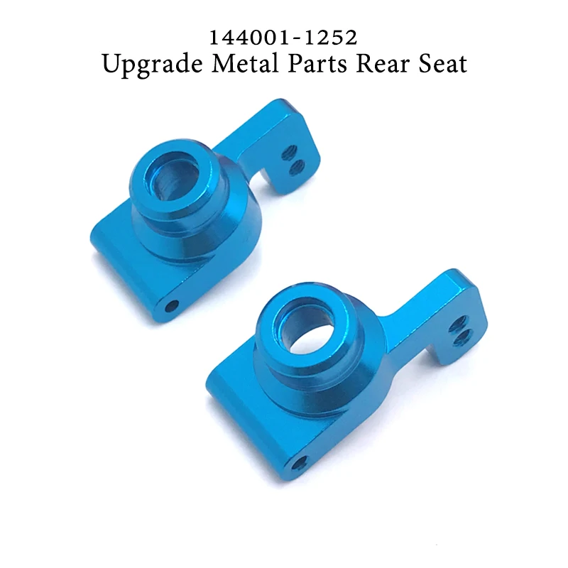

WLtoys 144001 RC Car Spare Metal Parts Accessories 4WD 144001-1252 Upgrade Blue Metal Rear Seat Assembly Rear Wheel Seat 1/14