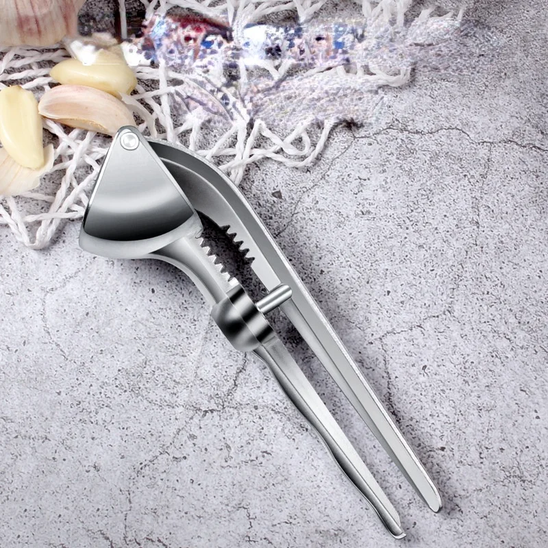 1pc Aluminum Alloy Garlic Press Crusher Squeezer Masher Mincer Home Kitchen Tool