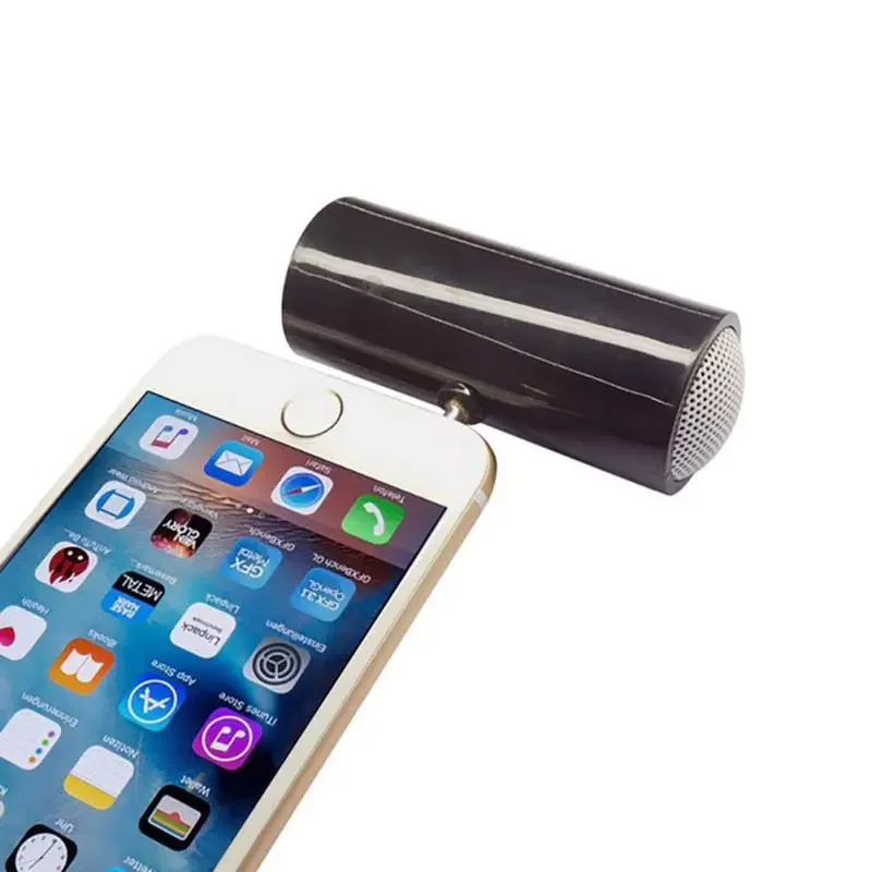 

3.5mm Portable Mini Cylindrical Small Speaker Colorful Jack Mobile Phone Speaker for Iphone Huawei Phones Ipad Tablet