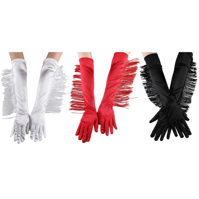

Вечерние перчатки для выступлений 652F, женские перчатки для танцев в ночном клубе, женские аксессуары