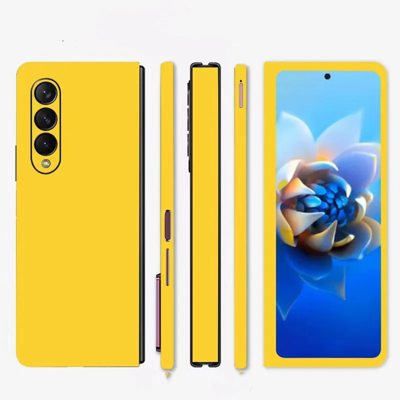 Full Body 3M Protective Film for Samsung Galaxy Z Fold 3 Matte Stickers Skin Cover for Galaxy Z Fold 4 Around Borders and Back