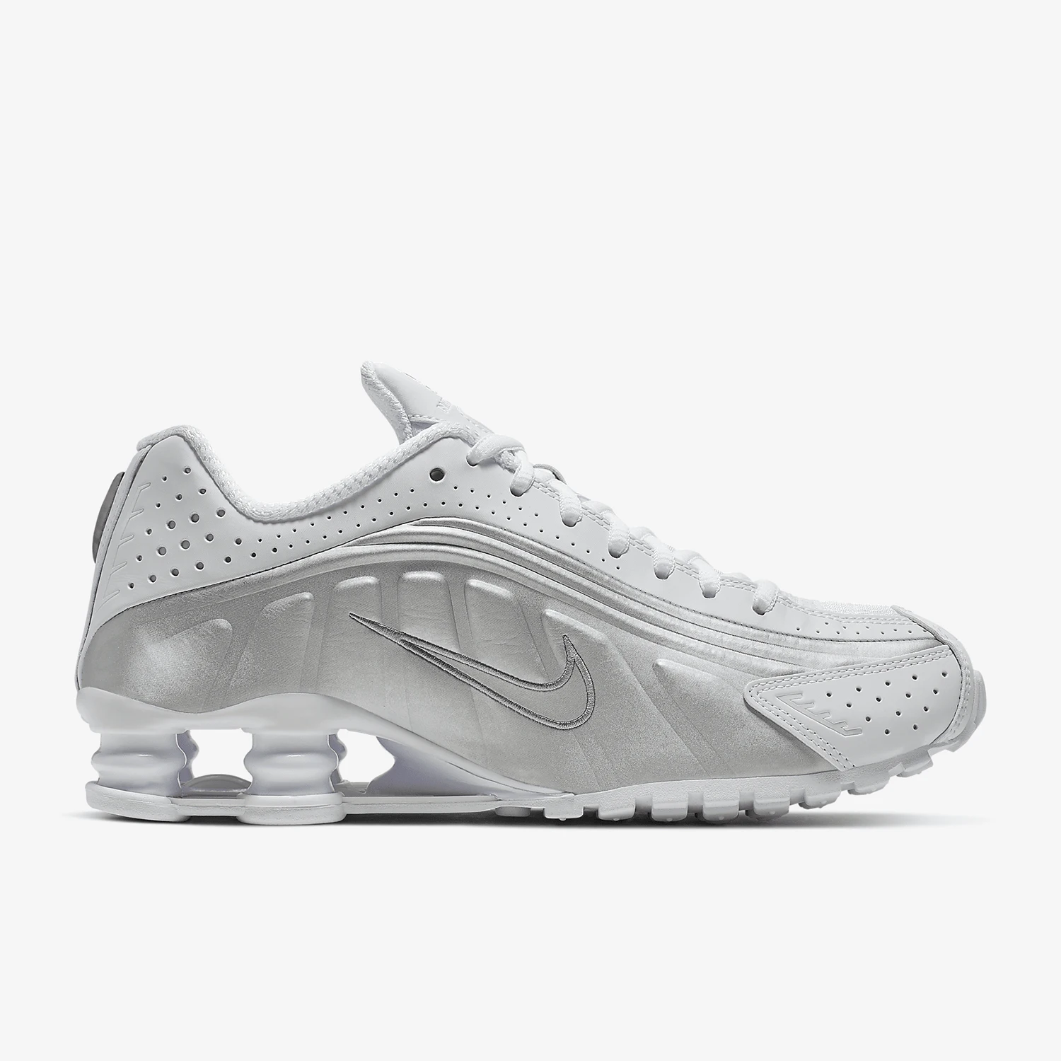 Фото Оригинальные кроссовки унисекс с мягкой подкладкой Nike Shox R4 AR3565-101 №3