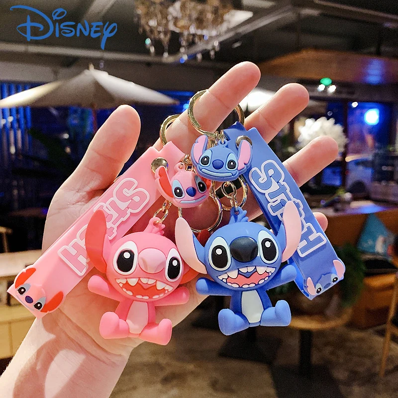

Disney Lilo and Stitch Anime Figure Toy Keychain Ornament Accessories Keychain Car Pendant Gift Children’s Toy Birthday Gifts