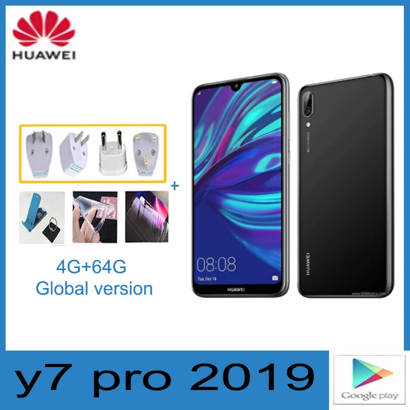Оригинальный смартфон Huawei android планшетофон с планшетом y7 pro 2019 Прямой разговор