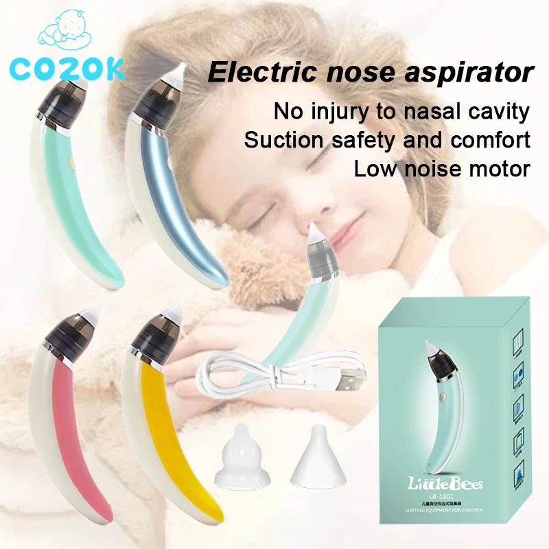 

COZOK Electric Nasal Aspirator For Baby Rhinobyon Safety Suction Quiet Noiseless Anti-reflux Gentle Health Care Nasal Aspirator
