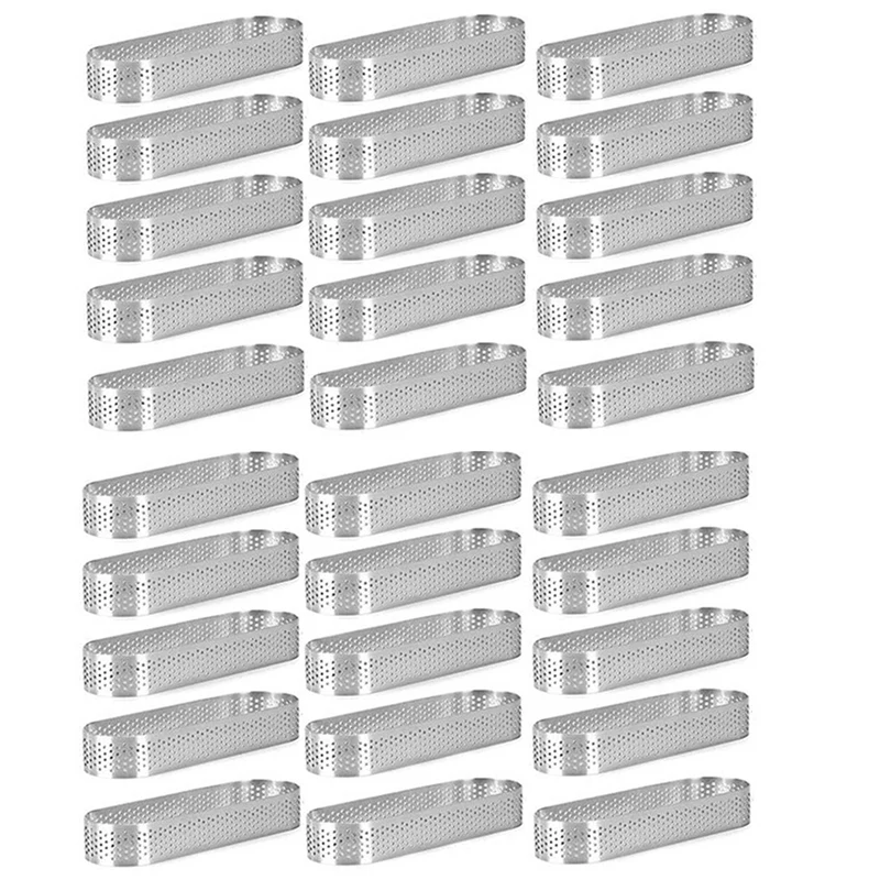 30 шт. перфорированные формы для выпечки из нержавеющей стали