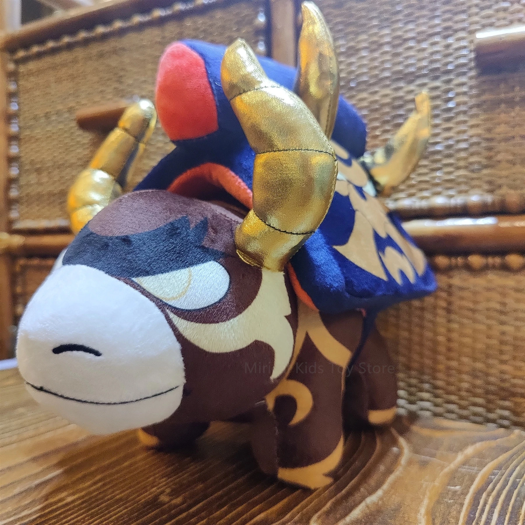 

Genshin Impact Ushi Plush Arataki Straight Arataki Itto Rock Cow Plushie Toy Teyvat Zoo Genshin Xiao Bird Azhdaha Doll Kid Gifts