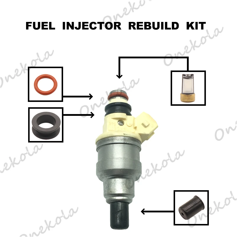 

Fuel Injector repair kit Orings Filters for 195500-2080 INP-051 FJ128 For DODGE MITSUBISHI PLYMOUTH