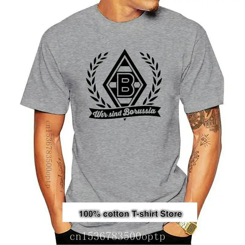 

Nuevo Borussia m54chengladbach немецкая Германия BORUSSIA-PARK fan T camisa casa verde Ларс стиндл Махмуд