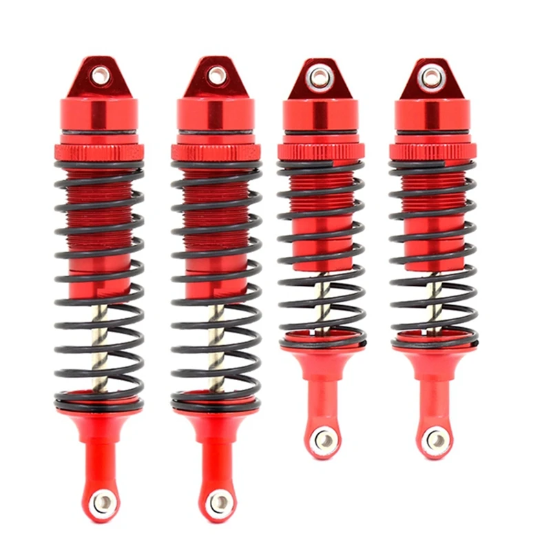 

4Pcs Front & Rear All Metal Shock Absorber Damper for 1/10 Traxxas Slash 4x4 4WD Stampede 4x4 Rustler 4x4 VXL Parts