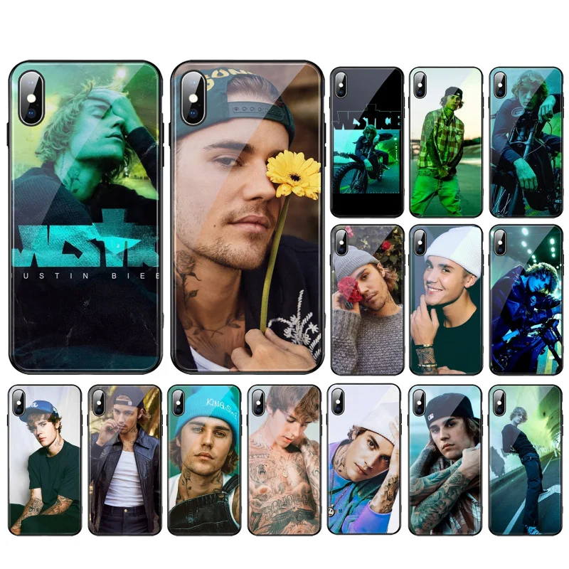 

justin bieber justice Glass Funda Cell phone case For iphone 13 Pro Max 12 11 Pro Max XS XR X 8 7 Plus SE2 Mobile Phones Case