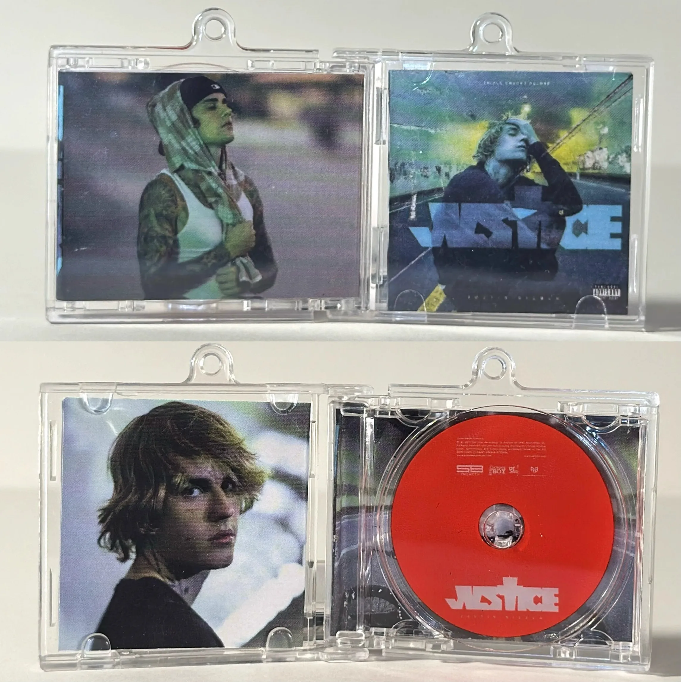 Фото Брелок Pop J B Justin Bieber MINI Music CD NFC Play Songs My World 2.0, альбом, детский кулон, ожерелье для косплея, акриловое кольцо для ключей №4