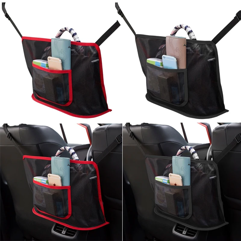 Новинка автомобильный сетчатый Карманный держатель для сумки Органайзер между