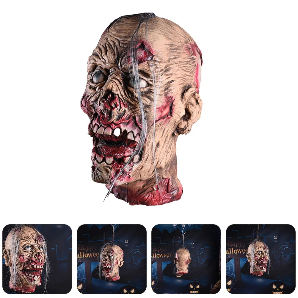 

1pc Decorative Halloween Hanging Head Pendant Scary Pendant (Assorted Color)