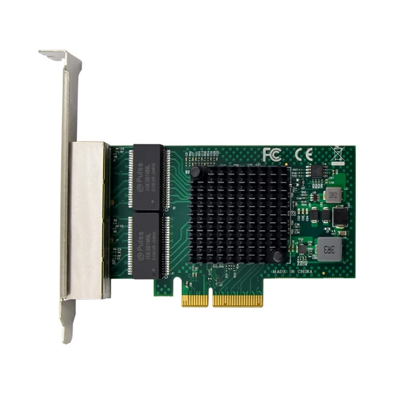 Сетевая карта Ethernet BCM5719 4-портовый адаптер RJ45 Gigabit для сервера PCI-E сетевая