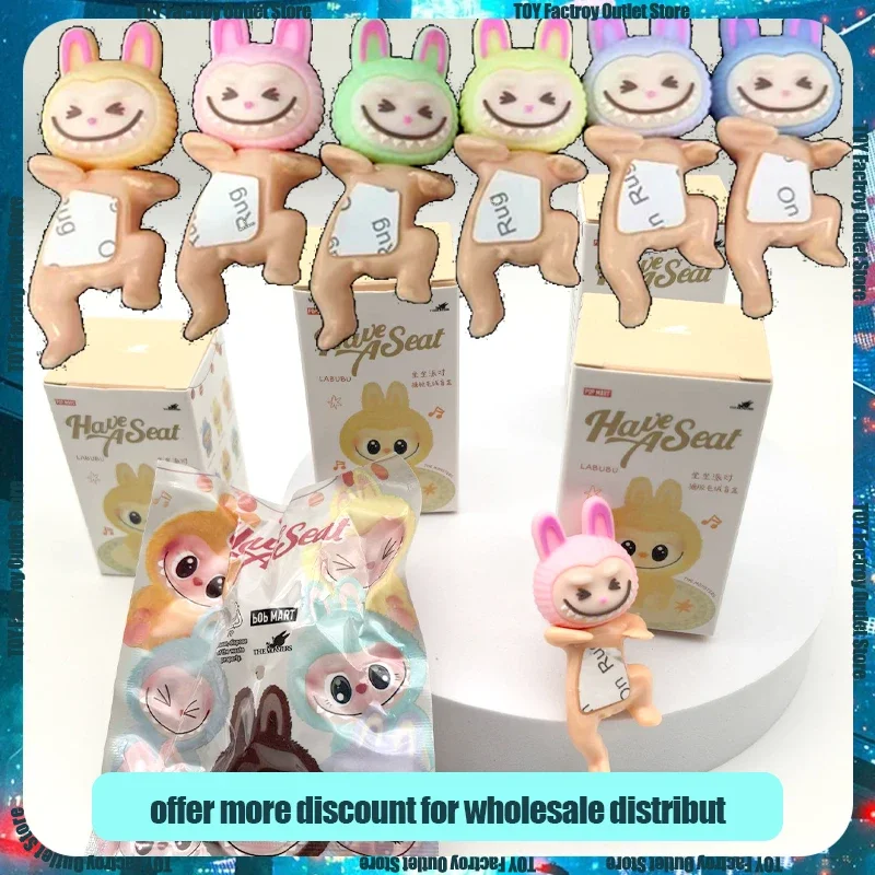 Labubu Sonny Angel Hippers Dreaming Animal Back Series Мини-фигурки Телефон Рождественские миниатюры