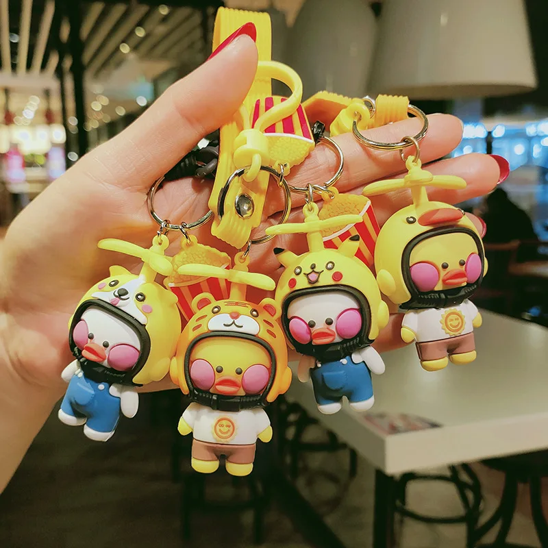 

Cartoon Cute PVC Doll Keychain Bag Pendant New Creative Pokemon Anime Peripherals Action Figures Pikachu Keychain Wholesale