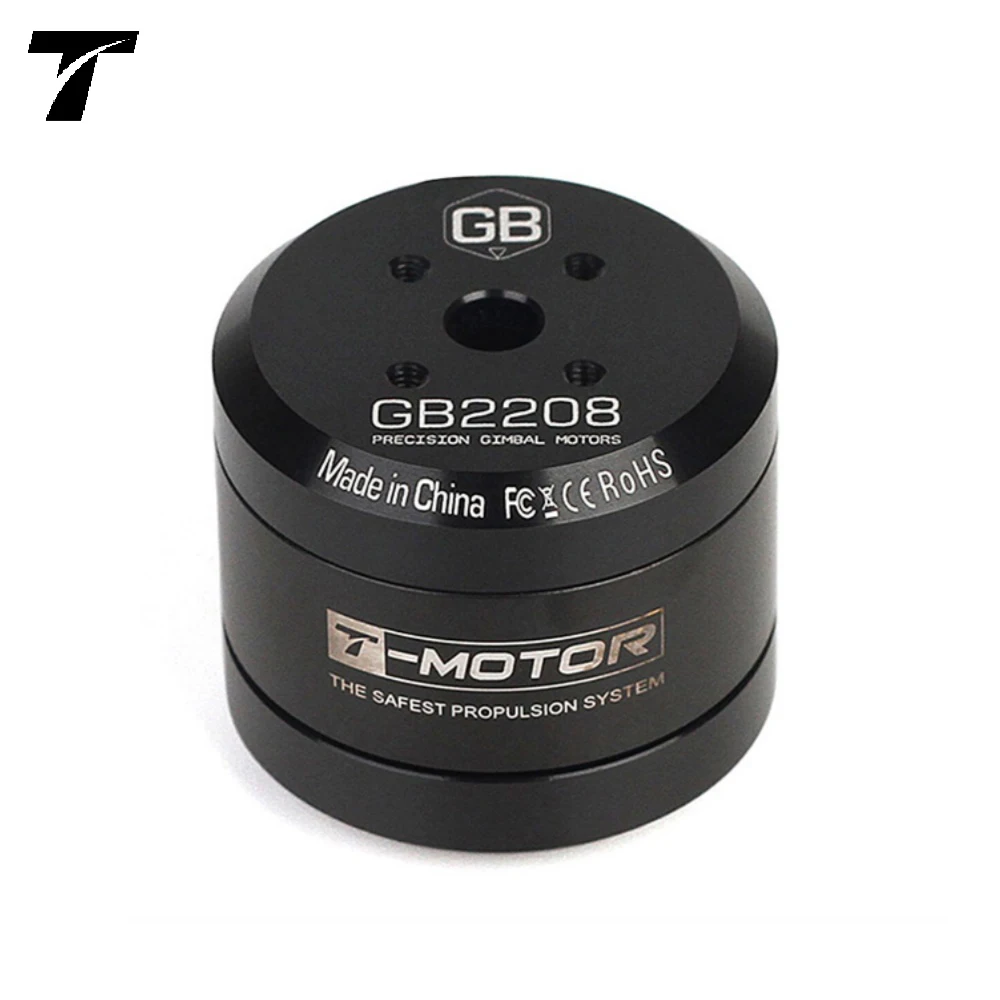 Фото Бесщеточный двигатель T-MOTOR GB2208 KV128 для гимбал-систем с низким крутящим моментом и высокой точностью №1