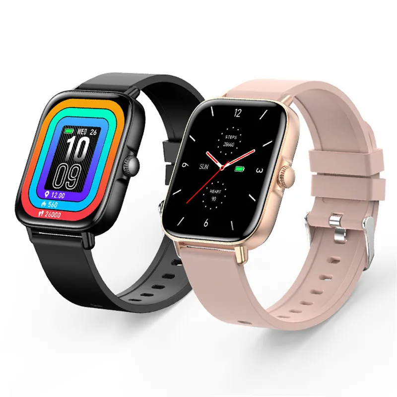 New Smart Watch T46S Bluetooth Call  AI Voice Fitness Temperature Blood Pressure Oxygen Health Tracker Music Player Smartwatch