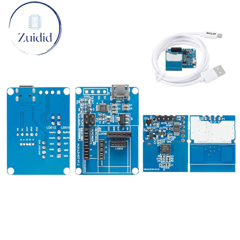 

HLK-LD101 10G Radar Intelligent Microwave Induction Development Board 10.525GHZ Microwave Radar Switch Detection Sensor Module