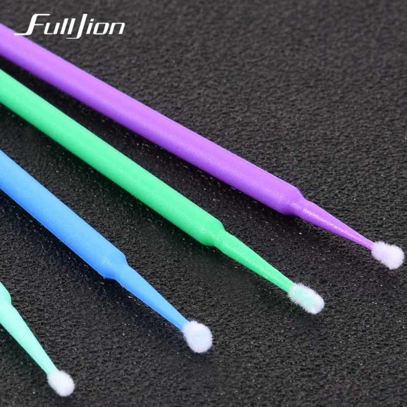 

100PCS Grafting Eyelash Brush Special Cotton Swab Disposable Cotton Swab Makeup Cleaning Stick Beauty Makeup Cleaning Tools