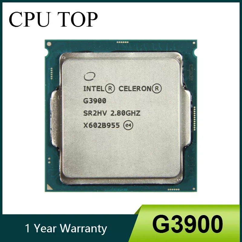 

Процессор Intel Celeron G3900 2-ядерный, 2,8 ГГц, 2 Мб кэш-памяти