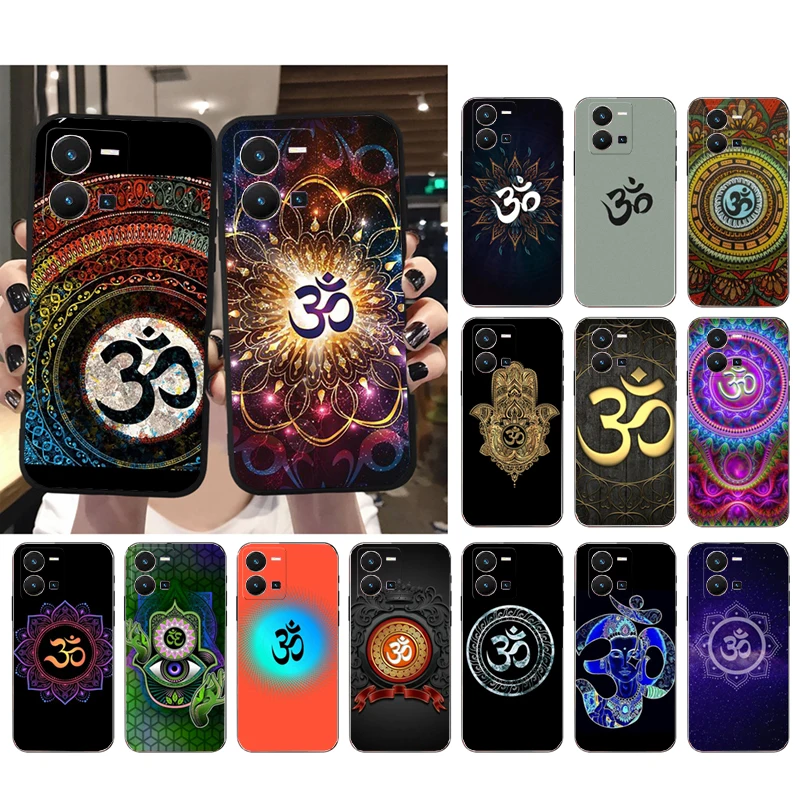 

Phone Case For VIVO Y53S Y33S Y11S Y31 Y21 Y70 Y20 Y21S Y72 Y55 Y76 Y51 Y01 V23E V21 V23 V21E Yoga Om Mandala Art Case