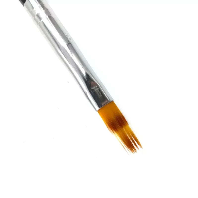 

2022New Nail Brush Serrated Gradient Blending Pen Plaid Lace Pen Wood Handle Nylon Hair Soft Professional Nails Manicure Tools