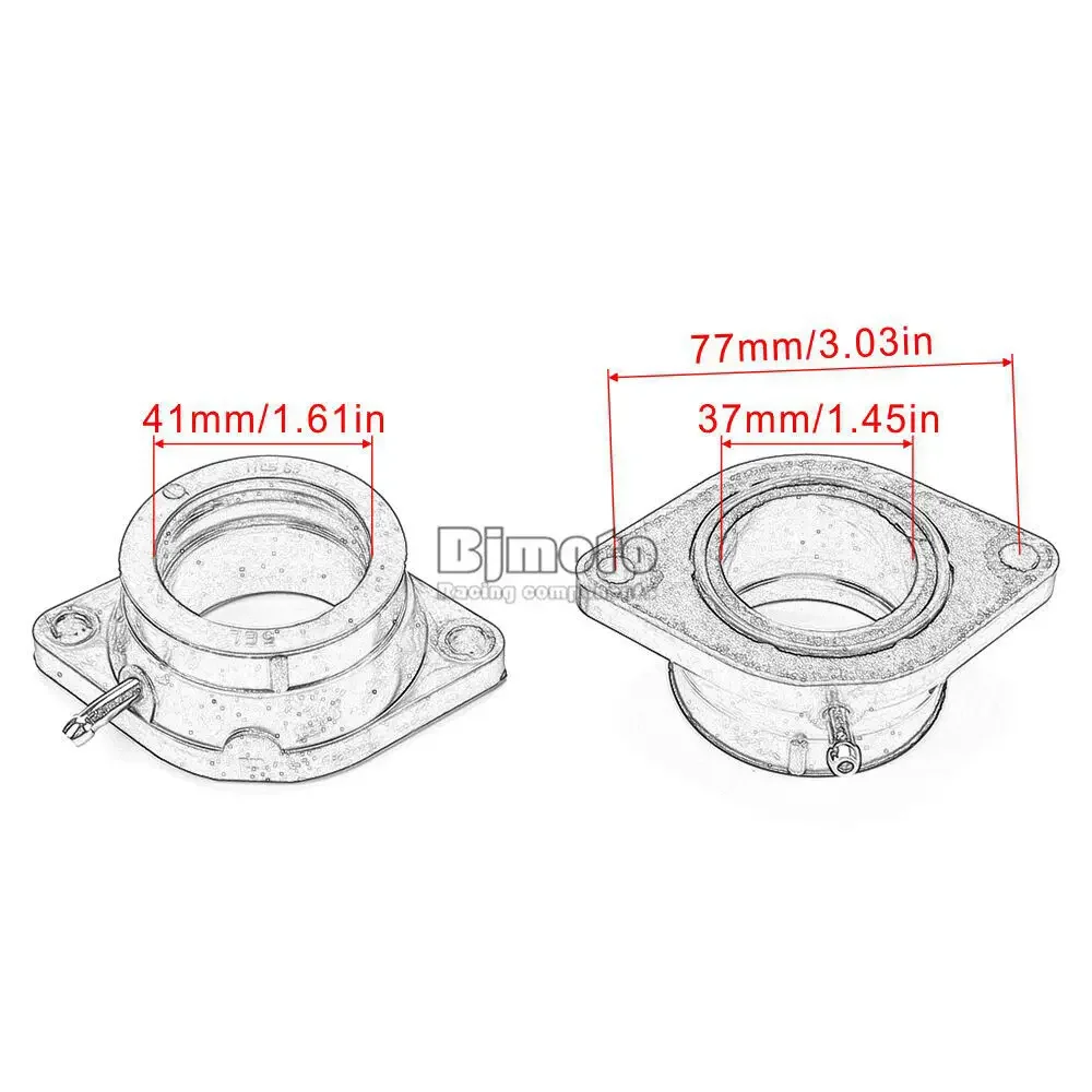 Чехол впускного коллектора карбюратора 5EL-13586-00 5EL-13596-00 для Yamaha XVS1100 V-Star Midnight Custom
