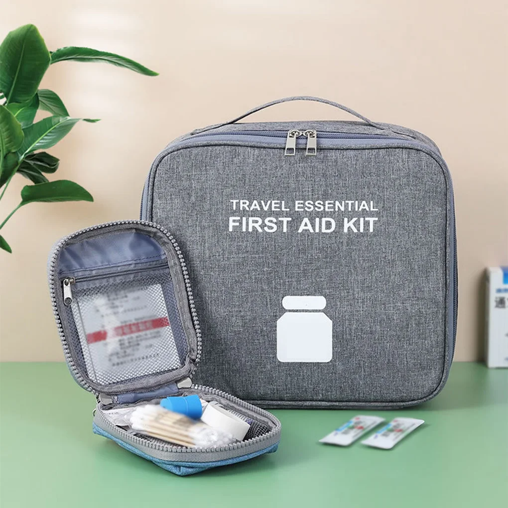 

Сумка для хранения лекарств, портативная дорожная аптечка большой вместимости, аварийный органайзер для выживания в машине, кемпинга