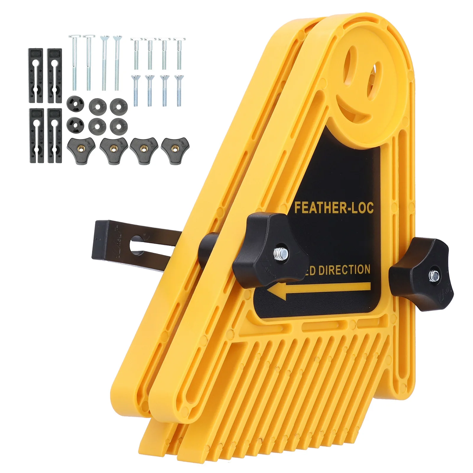 

Multi‑Purpose Double Featherboards Router Tables Saws Miter Gauge Slot DIY Woodworking Tools Safety feather board§Feather