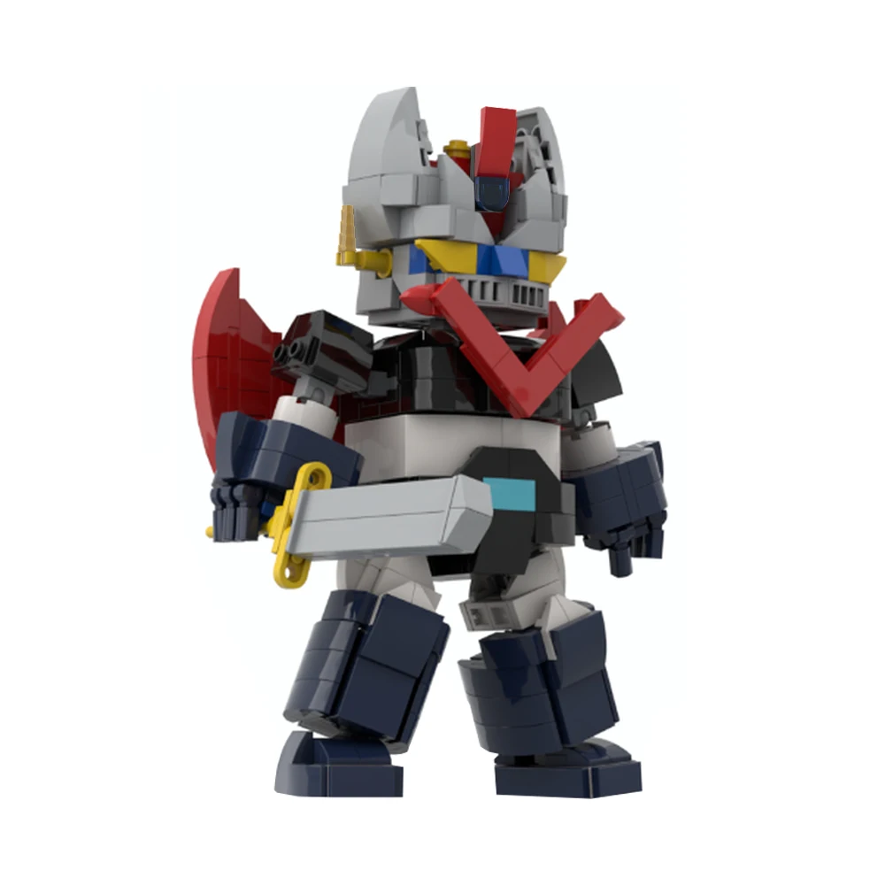 

MOC Building Blocks Set For Mazinger Z SD Great God of War Goldrake Robot High-Tech Mecha Bricks Toys For Children Birthday Gift
