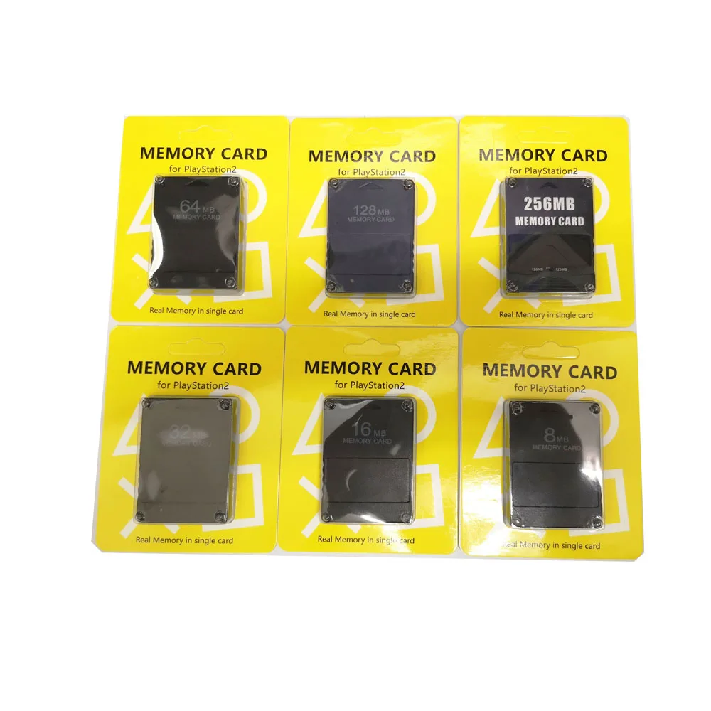 

High Quality 8MB 16MB 32MB 64MB 128MB Memory Card for PS2 Save Game Data Stick Module for PS 2
