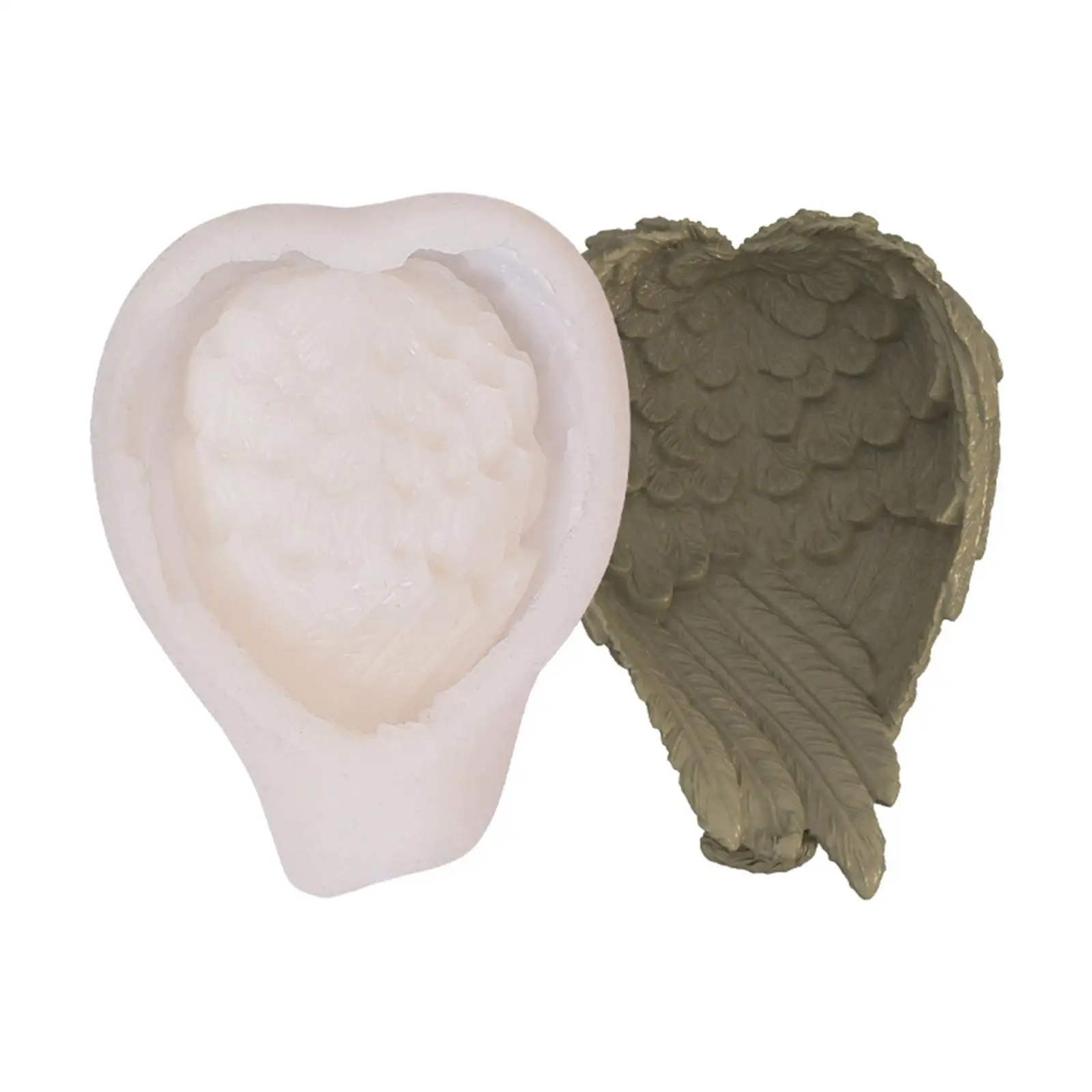 

Silicone Mold Resin DIY Epoxy Wing Storage Box Tray Mold Dish Making Casting