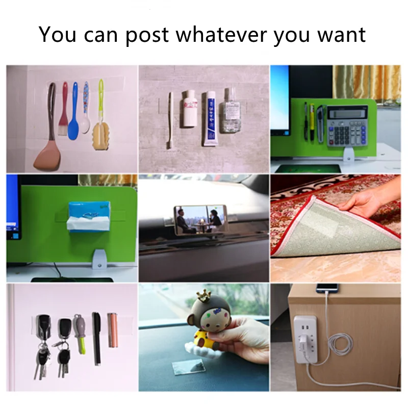 Self Adhesive Traceless Double Sided Nano Tape Waterproof Transparent Wall Stickers Heat Resistance Bathroom Home Decoration Tap