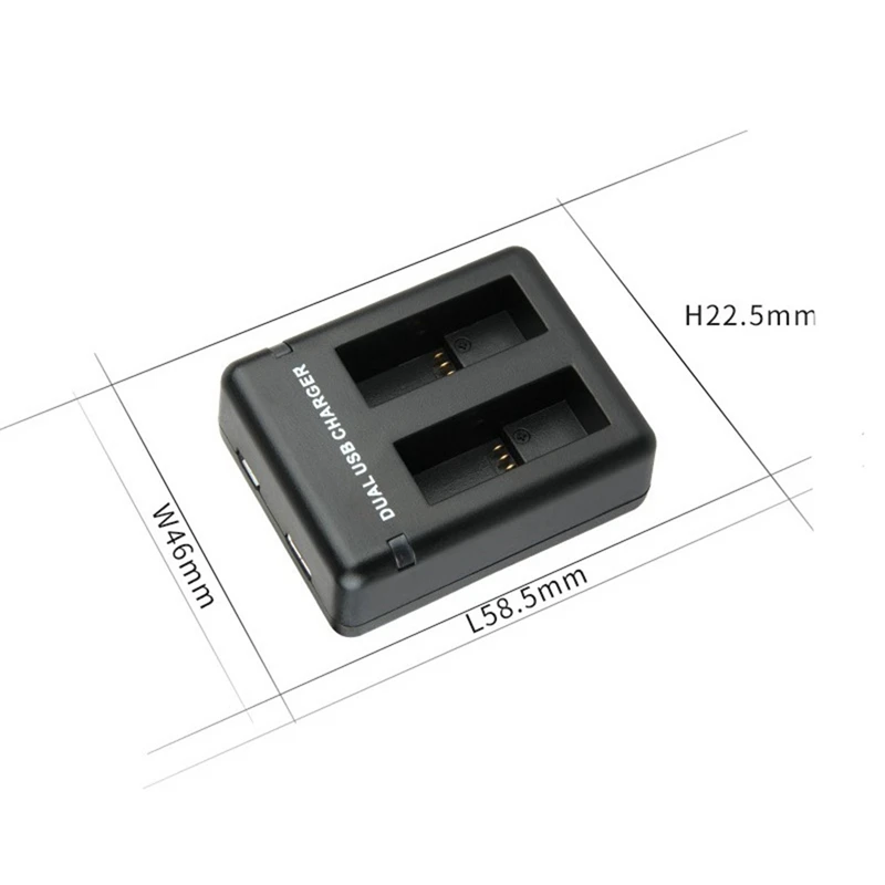 Зарядное устройство с двумя портами для Gopro Hero 5 6 7 8 HERO5 Black Cam
