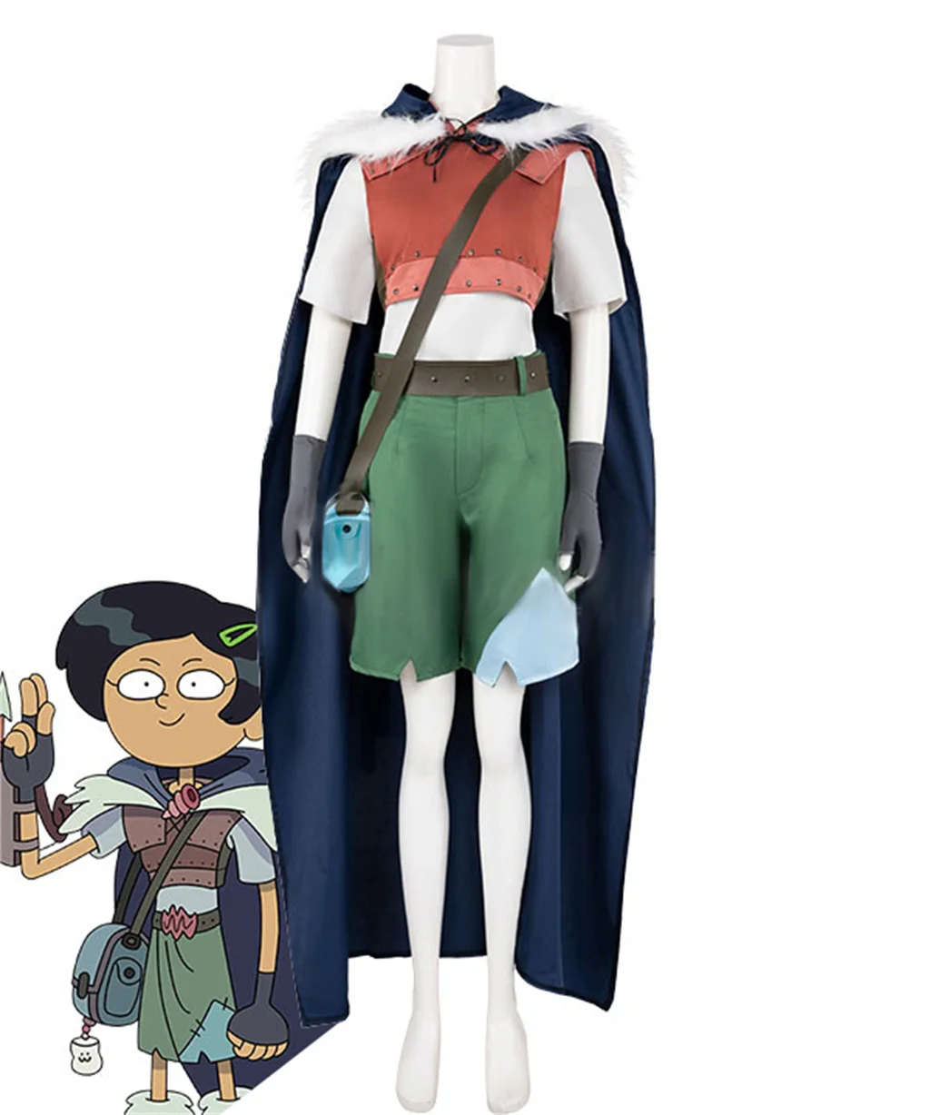 

Костюм амфибии Марси Ву для косплея, косплей-костюм для девочек-подростков в мире лягушек, Марси Ву