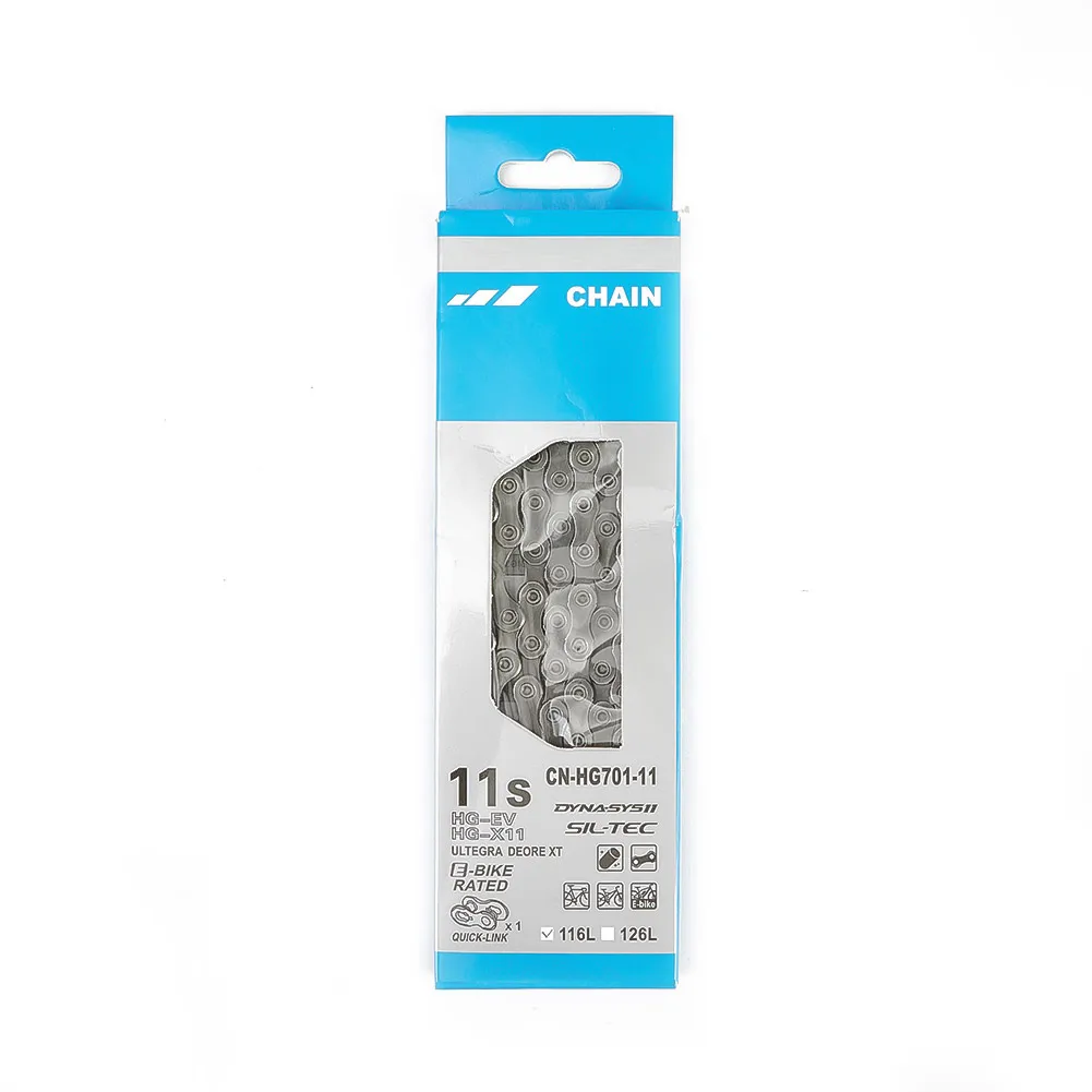 

CN-HG701 Chain 11Speed Mountain Bike Bicycle Chain For MTB Road Bike Chains 116 Links Outdoor Cycling Spare Parts Accessories