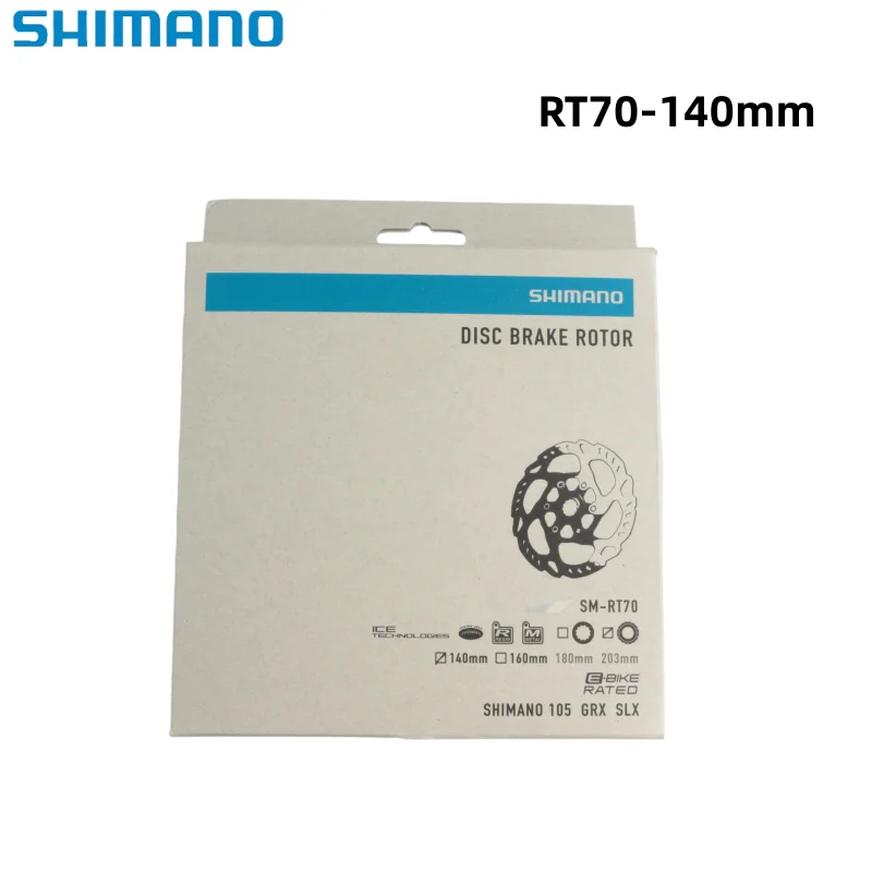 Фото Ротор дискового тормоза Shimano SM-RT70 140 мм 160 мм с внешним креплением Center Lock, технология Ice, в коробке, японский. №1