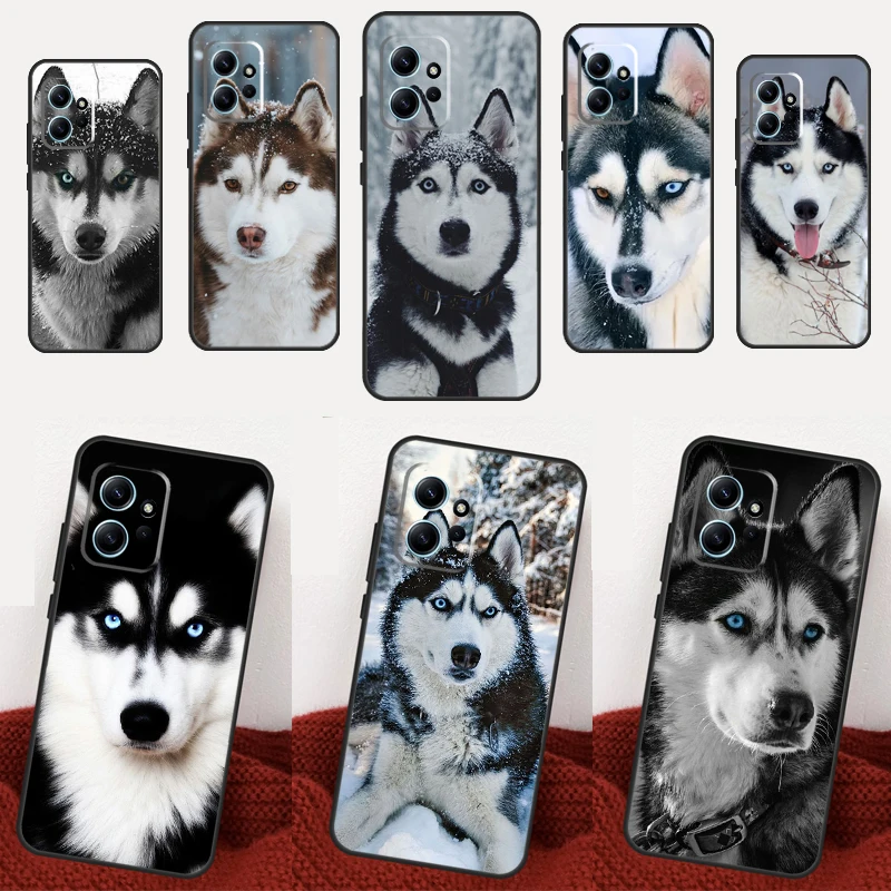 Чехол с изображением волка собаки хаски для Xiaomi Redmi Note 12 11 10 9 8 Pro 10S 11S 12S, чехол для Redmi 12 12C 10A 9C 10C