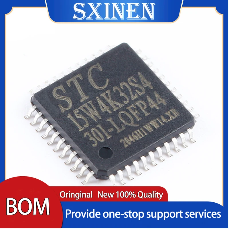 

2PCS ,STC15W4K32S4-30I-LQFP44 Enhanced 1T 8051 Single-chip Microcomputer Microcontroller MCU