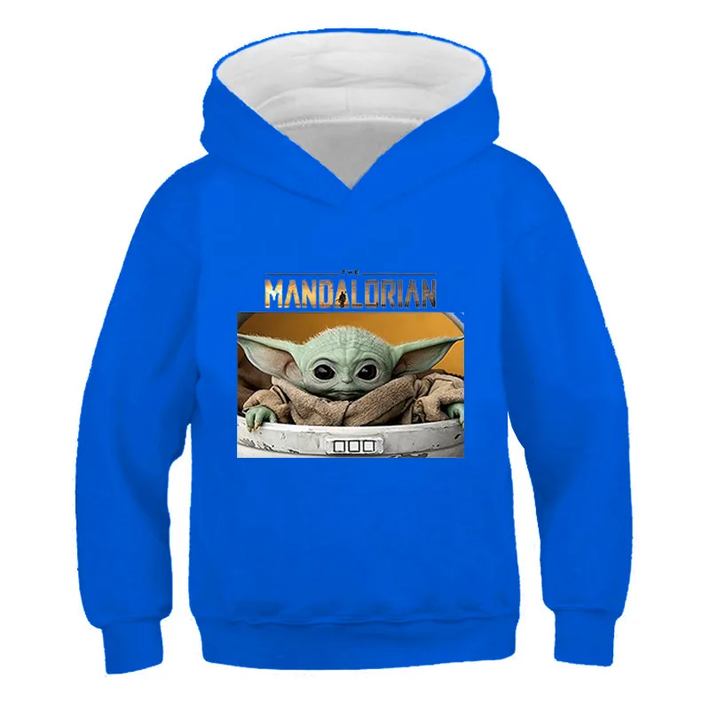 

Children Baby yoda Hoodie kids Yoda Mandalorian Sweatshirts Girls Clothing Toddler Baby Boy Clothes Hoodies movie Clothing