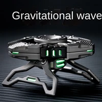 gravitational wave multifunctional fingertip gyro desktop hand toy decompression toy black technology edc