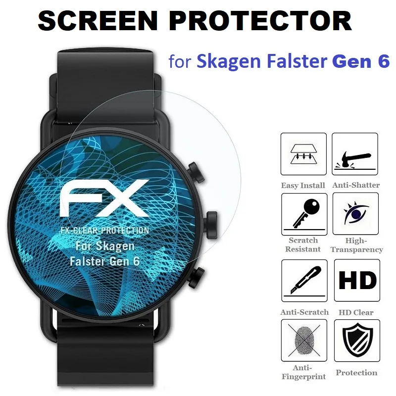 Защитная пленка для экрана Skagen Falster Gen 6 5 шт