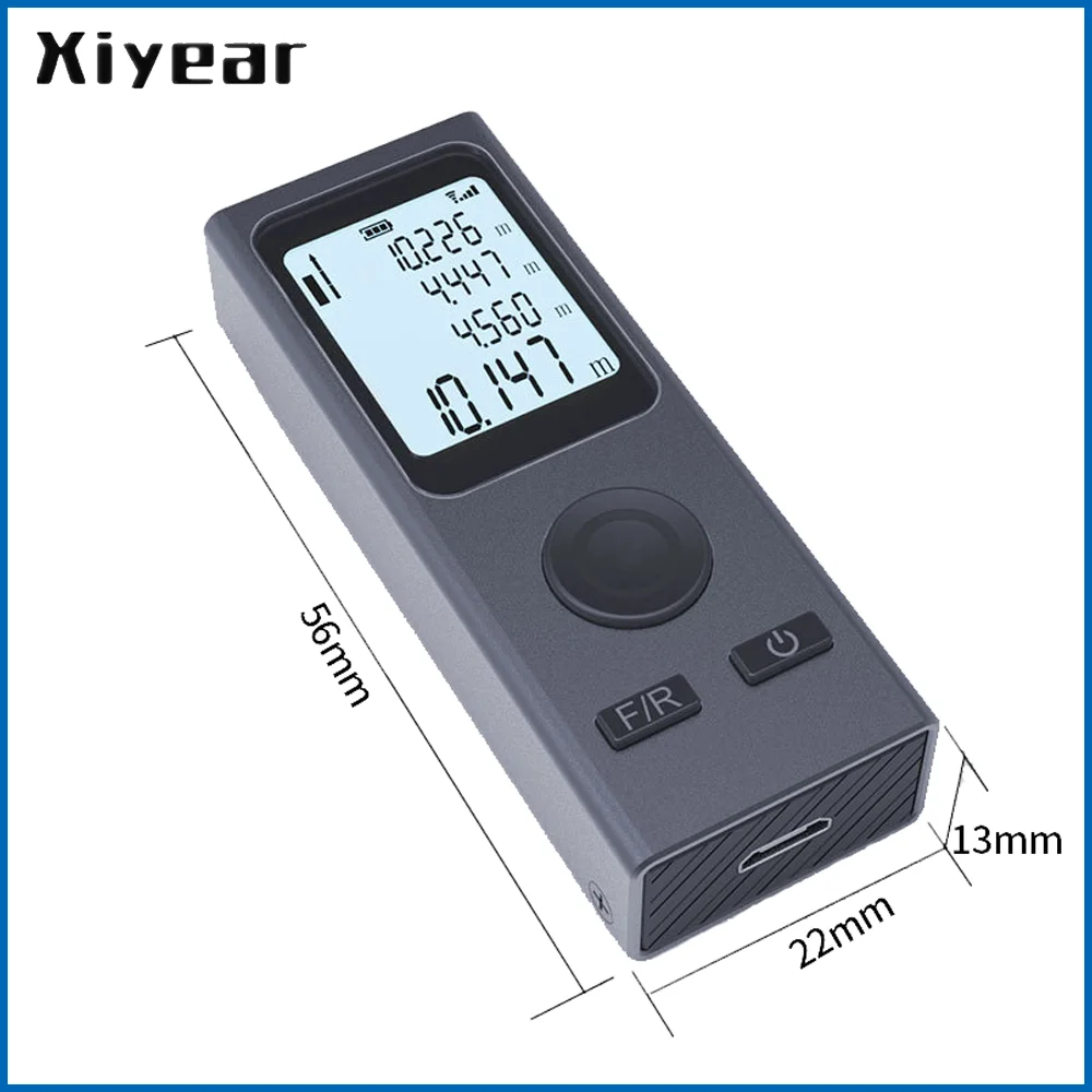 

Smart Laser Rangefinder, Intelligent, 30M, Digital Laser Rangefinder Mini Usb Charging Rechargeable Handheld Distance Meter