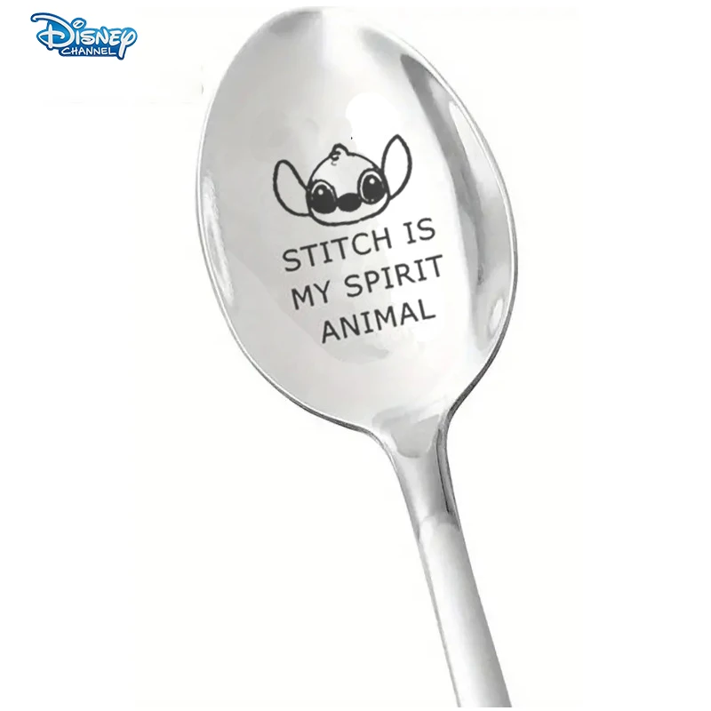 Столовые приборы из нержавеющей стали с ложкой мультфильма Лило и Ститч