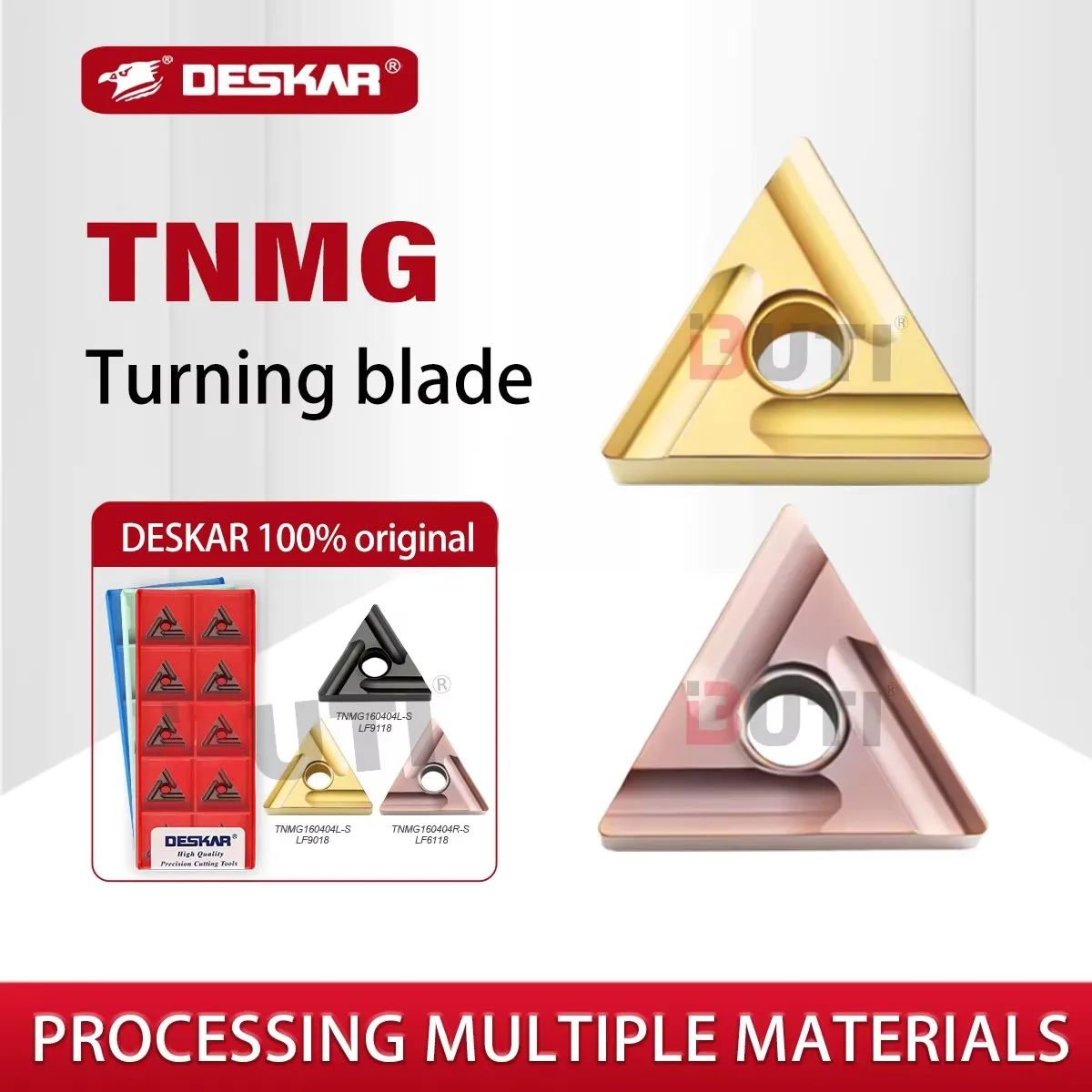 Твердосплавные вставки для токарных станков с ЧПУ TNMG 160404   ТНМГ 160408   R-S L-S LF6118 LF9018 LF9118 Внешний круг с ЧПУ, треугольная токарная вставка с прорезями